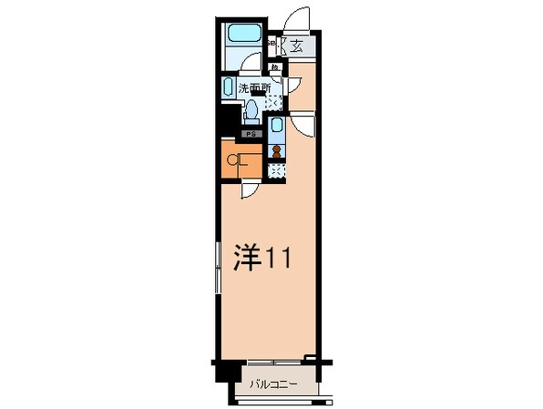 ラクラス田町の物件間取画像